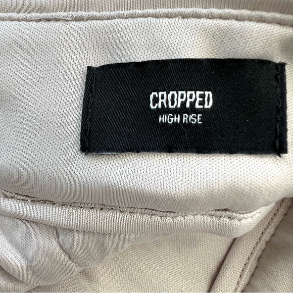 EXPRESS Sequined Pleated High Rise Cropped Wide Leg Trousers Pants Sz M NWT - Picture 14 of 16